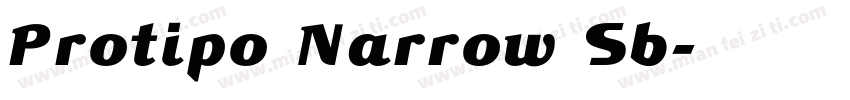 Protipo Narrow Sb字体转换